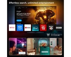 Philips Ambilight 65MLED910/12 tv 165,1 cm (65") 4K Ultra HD Smart TV Wifi Zwart
