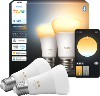 Philips Hue A67 White Ambiance E27 1100lm 2-pack