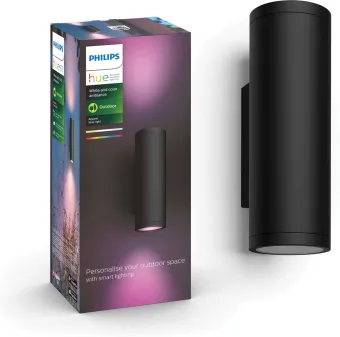 Philips Hue Appear muurlamp - White and Color - Zwart Philips Hue Appear muurlamp - White and Color - Zwart