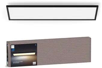 Philips Hue Aurelle White Ambiance - Zwart - Rechthoekig