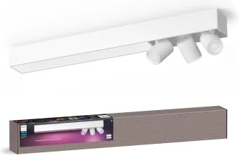 Philips Hue Centris Opbouwspot White and Color - Wit - Rechthoek - 3-spots Philips Hue Centris Opbouwspot White and Color - Wit - Rechthoek - 3-spots