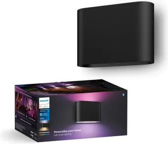 Philips Hue Dymera muurlamp - White and Color - Zwart Philips Hue Dymera muurlamp - White and Color - Zwart