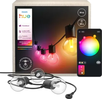 Philips Hue Festavia Globe Lichtsnoer - 14 meter - 20 lampen