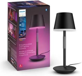Philips Hue Go tafellamp - White and Color - zwart Philips Hue Go tafellamp - White and Color - zwart