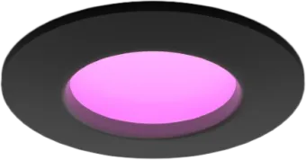 Philips Hue inbouwspot Slim - White and color - 90mm - zwart