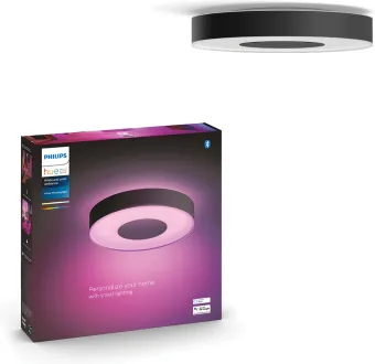 Philips Hue Infuse M plafondlamp White and Color Zwart Philips Hue Infuse M plafondlamp White and Color Zwart