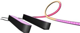Philips Hue Play Lightstrip PC 24-27 inch+ Lichtbalk Zwart Duopack