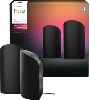 Philips Hue Play Wall Washer Zwart - 2-pack