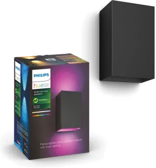 Philips Hue Resonate muurlamp White and Color zwart Philips Hue Resonate muurlamp White and Color zwart
