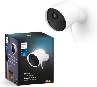 Philips Hue Secure bedrade beveiligingscamera Wit Philips Hue Secure bedrade beveiligingscamera Wit
