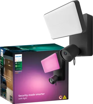 Philips Hue Secure Floodlight camera - zwart