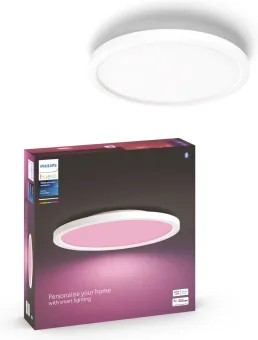 Philips Hue Surimu paneellamp White and Color rond wit Philips Hue Surimu paneellamp White and Color rond wit