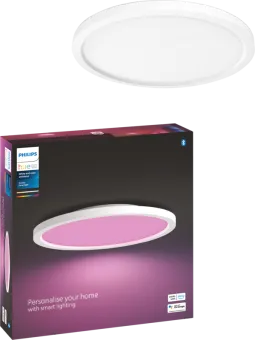 Philips Hue Surimu paneellamp White and Color rond wit