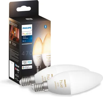 Philips Hue White Ambiance E14 Duo pack