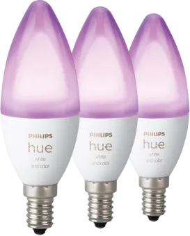 Philips Hue White and Color E14 3-pack
