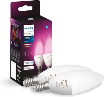 Philips Hue White and Color E14 Duo pack Philips Hue White and Color E14 Duo pack