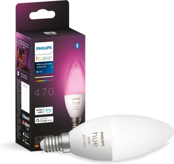 Philips Hue White and Color E14 Losse lamp Philips Hue White and Color E14 Losse lamp