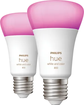 Philips Hue White and Color E27 800lm Duo pack
