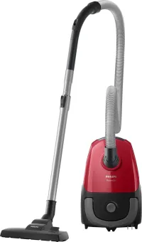Philips PowerGo 2000 Series FC8243/09 - Stofzuiger met Zak - Zwart / Rood - + 2 Extra Mondstukken Philips PowerGo 2000 Series FC8243/09 - Stofzuiger met Zak - Zwart / Rood - + 2 Extra Mondstukken