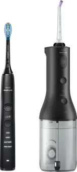 Philips Sonicare DiamondClean 9000 HX3886/43 + Power Flosser Zwart