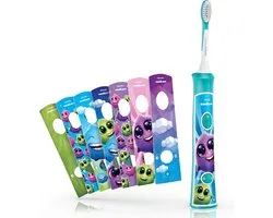 Philips Sonicare for kids - Elektrische Tandenborstel voor kinderen - Blauw - incl. extra opzetborstel - HX6322/04
