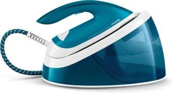 Philips Stoomstrijkijzer met Stoomgenerator GC6815/20 - Met Station - Snel Warm - Verticaal Strijken - Groot Reservoir - Blauw Philips Stoomstrijkijzer met Stoomgenerator GC6815/20 - Met Station - Snel Warm - Verticaal Strijken - Groot Reservoir - Blauw