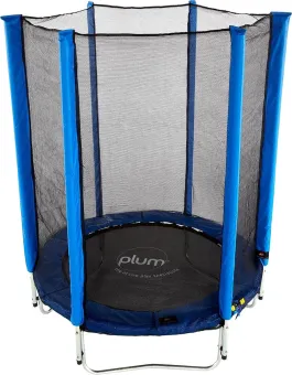 Plum trampoline Junior met veiligheidsnet blauw 4ft Plum trampoline Junior met veiligheidsnet blauw 4ft
