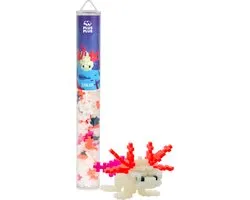 Plus-Plus - Animal Tube - Axolotl - Constructiespeelgoed - Set Met Bouwstenen - 100 Delige Bouwset - Bouwspeelgoed - Vanaf 3 Jaar