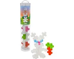 Plus-Plus - BIG Animal Tube - Konijn - Constructiespeelgoed - Set Met Bouwstenen - 15 Delige Bouwset - Bouwspeelgoed - Vanaf 3 Jaar