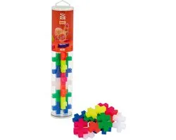 Plus-Plus - BIG Neon Tube - Constructiespeelgoed - Set Met Bouwstenen - 15 Delige Bouwset - Bouwspeelgoed - Neon Kleur - Vanaf 3 Jaar