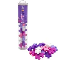 Plus-Plus BIG Tube glitter 15 delige bouwset - 3432 - Bouwspeelgoed - Constructiespeelgoed - Set met bouwstenen - Vanaf 1 jaar