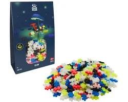 Plus-Plus Glow in the dark 300 delige bouwset - 3975 - Bouwspeelgoed - Constructiespeelgoed - Set met bouwstenen - Vanaf 5 jaar