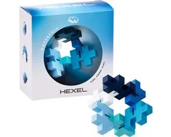 Plus-Plus - Hexel - Kleur Waterfall - Constructiespeelgoed - Fidget - 6 Delig - Bouwspeelgoed - Vanaf 3 Jaar