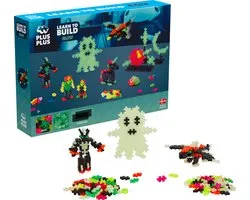 Plus-Plus - Learn To Build - Glow In The Dark - Constructiespeelgoed - Set Met Bouwstenen - 500 Delige Bouwset - Bouwspeelgoed - Vanaf 5 Jaar