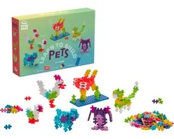 Plus-Plus - Learn To Build - Pets - Constructiespeelgoed - Set Met Bouwstenen - 275 Delige Bouwset - Bouwspeelgoed - Vanaf 5 Jaar