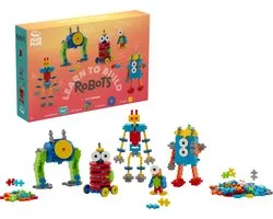Plus-Plus - Learn To Build - Robots - Constructiespeelgoed - Set Met Bouwstenen - 250 Delige Bouwset - Bouwspeelgoed - Vanaf 5 Jaar