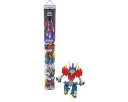 Plus-Plus - Mecha Bot Tube - Constructiespeelgoed - Set Met Bouwstenen - 100 Delige Bouwset - Bouwspeelgoed - Vanaf 3 Jaar