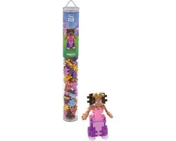 Plus-Plus - Prinses Tube - Constructiespeelgoed - Set Met Bouwstenen - 100 Delige Bouwset - Bouwspeelgoed - Vanaf 3 Jaar