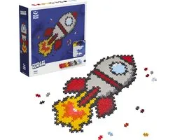 Plus-Plus - Puzzle By Number - Rocket - Constructiespeelgoed - Set Met Bouwstenen - 500 Delige Bouwset - Bouwspeelgoed - Vanaf 5 Jaar
