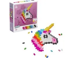Plus-Plus - Puzzle By Number - Unicorn - Constructiespeelgoed - Set Met Bouwstenen - 250 Delige Bouwset - Bouwspeelgoed - Vanaf 5 Jaar