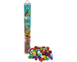 Plus-Plus - Rainbow Tube - Constructiespeelgoed - Set Met Bouwstenen - 100 Delige Bouwset - Bouwspeelgoed - Vanaf 3 Jaar