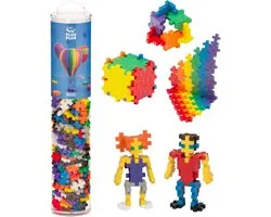 Plus-Plus Tube Basic 240 delige bouwset - 4185 - Bouwspeelgoed - Constructiespeelgoed - Set met bouwstenen - Vanaf 5 jaar