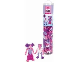 Plus-Plus Tube glitter 240 delige bouwset - 4243 - Bouwspeelgoed - Constructiespeelgoed - Set met bouwstenen - Vanaf 5 jaar