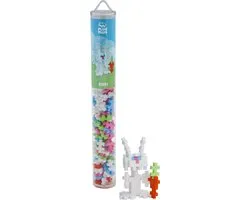 Plus-Plus Tube konijn 100 delige bouwset - 4275 - Bouwspeelgoed - Constructiespeelgoed - Set met bouwstenen - Vanaf 5 jaar