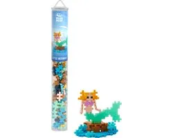 Plus-Plus Tube zeemeermin 100 delige bouwset - 4313 - Bouwspeelgoed - Constructiespeelgoed - Set met bouwstenen - Vanaf 5 jaar