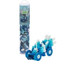 Plus-Plus - Water Car Tube - Constructiespeelgoed - Set Met Bouwstenen - 200 Delige Bouwset - Bouwspeelgoed - Vanaf 3 Jaar