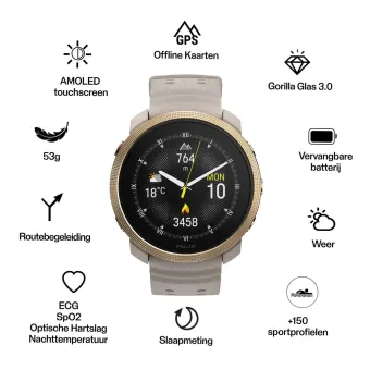 Polar Vantage M3 Goud/Beige