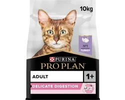 Pro Plan Adult Delicate Digestion - Kattenvoer Droogvoer - Kalkoen - 10 kg