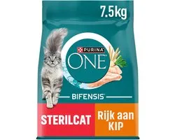 Purina ONE Sterilcat - Kattenvoer Droogvoer - Kip & Tarwe - 7,5 kg