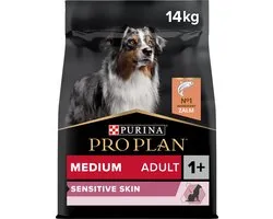PURINA® PRO PLAN® Sensitive Skin Medium Adult - Hondenvoer - Zalm - 14 kg
